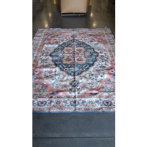 Washable Area Rug 8x10 Feet Floral Non Slip Living Room Kitchen Rugs Indoor Entryway Rug Floor Carpet for Dining Living Room Bedroom