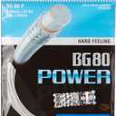 Yonex BG80 Power Badminton Strings, 0.68mm (White)