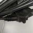 Oviitech 25FT Power Extension Cord 3 Prong, 14 Gauge SJTW 5-15R Male Plug to Female Connector,7 Outlet Cable,Multiple Evenly-Spaced Plug,Suitable for Stage Setting or Outdoor,UL Certified Outlet Cable