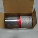 40 Sets Aluminum Foil Cake Pan Heart Shaped Cupcake Cup with Lids 100 Ml/ 3.4 Ounces Disposable Mini Cupcake Cup Baking Cups for Mother's Day Housewarming Gifts Valentine Wedding Xmas Birthday(Red)