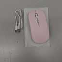 Wirreless BIIuetuoth 5.0 Mouse for Tablet Laptop Computer Mini Ultra Thin Wirreless Mice Rechargeab 2.4 GHz Mute Button