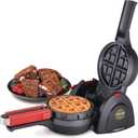 Presto 03512 Stuffler Stuffed Waffle Maker, Belgian, Large, Black