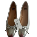 Steve Madden New York Zion Women's Flats Shoes Silver Size 7