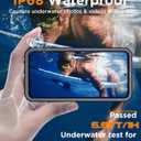 Temdan Compatible with Samsung Galaxy S25 Case Waterproof with Belt Clip Holster, Built-in Lens & Screen Protector Military Grade Shockproof Dropproof IP68 Underwater Full Body Phone Case