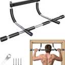 GYE Doorway Pull Up Bar for Home Gym, Adjustable Width, Heavy-Duty SteelMax Limit 440 lbs Upper Body Fitness Workout Bar with Foam GripsIndoor Portable Upper Body Workout Bar for Strength Training