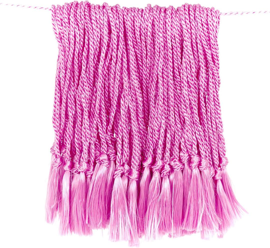Tassel Depot 100 Floss Bookmark Tassels - Fuschia