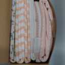 Organic Burp Cloths Baby Boy, Girl  6Pack Large 100% Cotton Burping Cloths for Babies, Spit Up Rags, Super Absorbent, Ultra Soft Newborn Rag, Gender Neutral, Machine Washable, Durable (Sweet Charm)