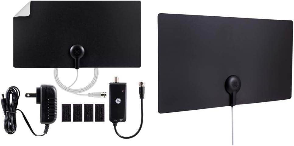 GE Ultra Edge Indoor Antennas, HDTV Digital, Smart TV Compatible