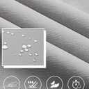 Libin Mens Golf Pants Stretch Work Dress Pants 30"/32"/34" Quick Dry Lightweight Casual Comfy Trousers with Pockets (Gray)