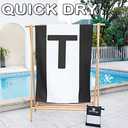 Oversized Monogrammed Microfiber Thin Lightweight Beach Towel Compact Sandproof Quick Dry Extra Large Packable Clearance Towels Personalized Customized Gifts for Friends Men Women Adults Letter T