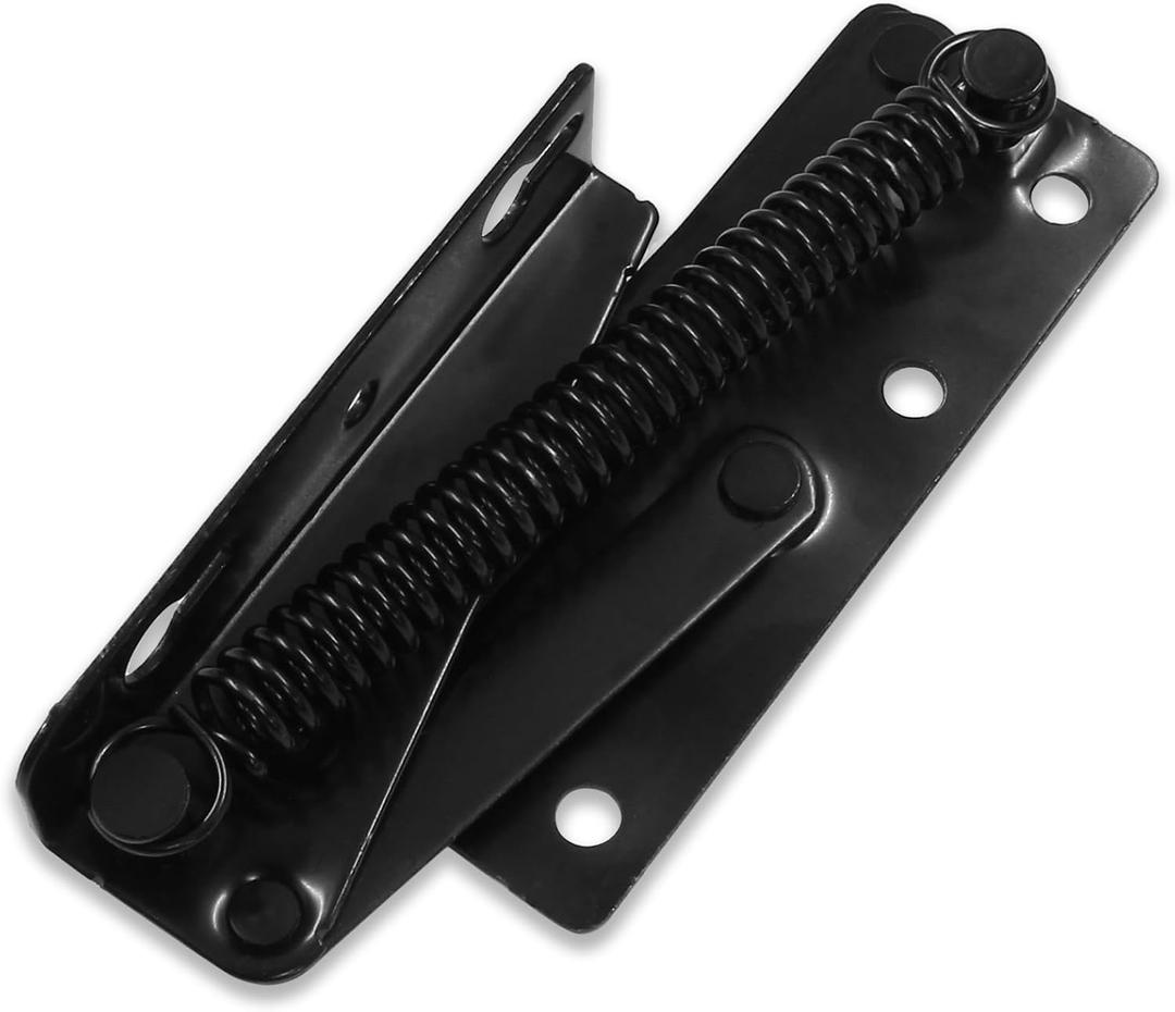 2 Pcs Tip Out Tray Hinges Scissor Standard Sink Hinges for Sink Front Drawer Bathroom Cabinet Organizer Kitchen Sink, with Nickel Plated Steel(Black) (2 Pcs, Black)