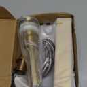 Vessel Sink Faucet, Gold Bathroom Faucet Single Hole with Supply Hose and Pop Up Drain, Single Handle Waterfall Faucet for Bowl Sink, 1 Hole Vanity Faucet