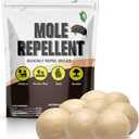 Mole Repellent for Lawns, Armadillo Repellent, Mole Deterrent for Yard, Groundhog Repellent Outdoor, Vole Repellent Outdoor, Gopher Repellent, Gentle on People, Pets & Plants, 8 Packs