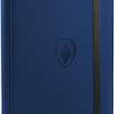 Trading Card Binder 9 Pocket, Fabmaker PU Cover Card Collection Binder for 360 Cards, Premium Card Album, Sturdy Card Holder Folders for YuGiOh, MTG, TCG, Game Cards & Sports Cards, Navy Blue