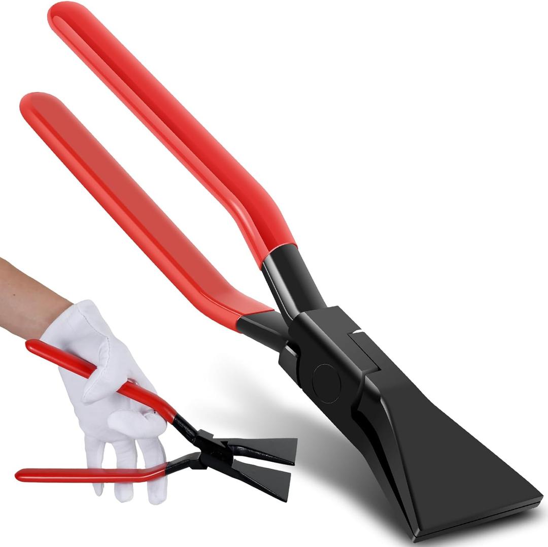 Hand Seamers Metal Sheet Metal Bender Tool, 2.4 Inch Steel Metal Bending and Flattering Pliers,Straight/45/90 Sheet Metal Tools Set(TD110)