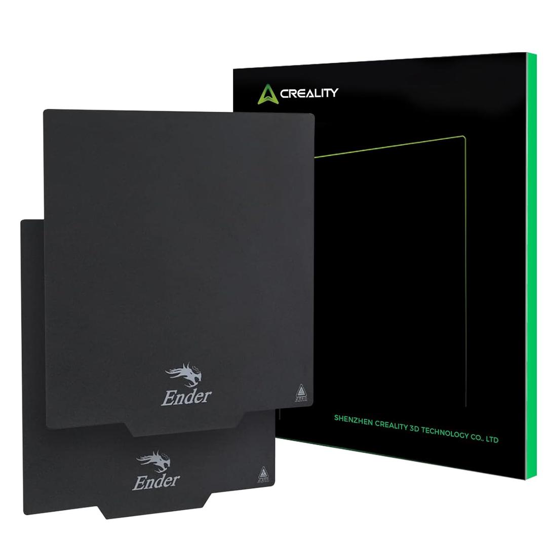 Creality Ender 3 Build Plate 2PCS 235 * 235mm Soft Magnetic 3D Printer Bed PC Coating 3D Printer Mat for Ender 3/Ender3 V2/Ender 3 V3 SE/Ender 3 Pro/Ender 5 Pro