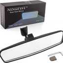 Universal Car Rear View Mirror Accessories - NINGFIST Premium Wide Angle Rearview Mirror with Mounting Base, Fit for Toyota Corolla/RAV4, Nissan Altima/Rogue Jeep Chevrolet& Most Vehicles (10.6 inch Universal Fit)