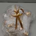 24 Pcs Gold Metal Christmas Bow Ornaments for Christmas Tree Garland Wreath Bulk Bow with Clip Ornament Vintage Indoor Outdoor Home Xmas Party Decorations, 4 x 5 Inches