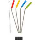 Stainless Steel Straws, Pack of 3