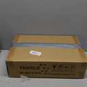 27.5" Artificial Boxwood Topiary Ball Trees with Colorful Flowers, Set of 2 Fake Bushes Shrubs with Ground Spike, UV Resistant Faux Evergreen Tree for Front Porch Outdoor Garden Decor