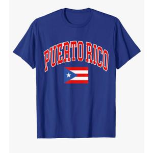 Puerto Rico Flag Proud Puerto Rican T-Shirt, Size: M
