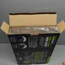 AND1 Over the Door Mini Basketball Hoop: 18x12 Shatterproof Backboard, 2 Mini Basketballs, and Hand Pump Included- Ultimate Indoor Basketball Accessory for Kids and Adults, No Tools Required (Black\Volt)