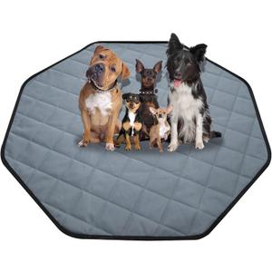 Washable Pee Pads for Dogs, 24" Pet Playpen Mat Octagon 8 Panels Puppy Pads for Whelping Potty Housebreaking Incontinence Playpen Crate Kennel (24" (61 cm))