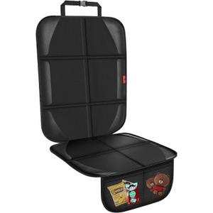 Car Seat Protector,Auto Car Seat Protectors Baby Carseat Waterproof Durable 600D Fabric for Child Baby Car Seat Mat Vehicle Pet Cover 2 Storage Pockets (1 Pack)