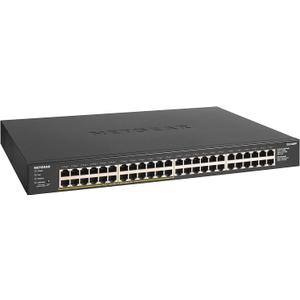 NETGEAR 48-Port PoE+ Gigabit Ethernet Unmanaged Essentials Switch (GS348PP) - with 24 x PoE+ @ 380W, Desktop or Rackmount