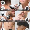 Ufree Beard Trimmer for Men, Waterproof Electric Razor for Nose, Body, Face & Mustache, Cordless Hair Clippers Shavers Grooming Kit, Gifts for Men Husband Father