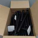 Goovilla Room Divider for Room Separation, Tension Curtain Rods No Drilling, 4-10ft(H) 28-171inch(W) Adjustable Temporary Privacy Wall Divider, Heavy Duty Freestanding Space Partition Separator, Black