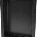 Tile Redi USA RN1620S-BI Redi Niche Single Recessed Shower Shelf, One Inner Shelf, 20" H x 16" W, Black