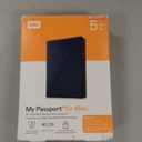 WD 5TB My Passport for Mac, Navy, Portable External Hard Drive with backup software and password protection, USB 3.1/USB 3.0 compatible - WDBA2F0050BBL-WESN