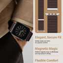 Patented Magnetic Link Sport Band Compatible with Apple Watch Bands Men 44mm 45mm 46mm 49mm 42mm 41mm 40mm 38mm Women, Nylon Sport Loop Strap for iWatch Ultra 3 2 1 SE Series 11 10 9 8 7 6 5 4 3 2 1