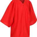 Matte Preschool and Kindergarten Graduation Cap Gown Set with Year Charm Tassel (Silver)