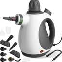 Handheld Steam Cleaner, Pressurized Multi-Purpose Natural Steamer with 11 pcs Accessories, Steamer for Cleaning Car, Bathroom Counter Top, Shower, Upholstery, Couch, Tile Grout, Window, Grease