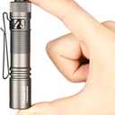 ACEBEAM Pokelit AA Rechargeable Mini Flashlight with Clip, 1000 High Lumens Pocket EDC Flashlight, Super Bright Small Flashlight, Led Flashlight for Camping,Hiking,Everyday Use, Cool White Light(Gray)