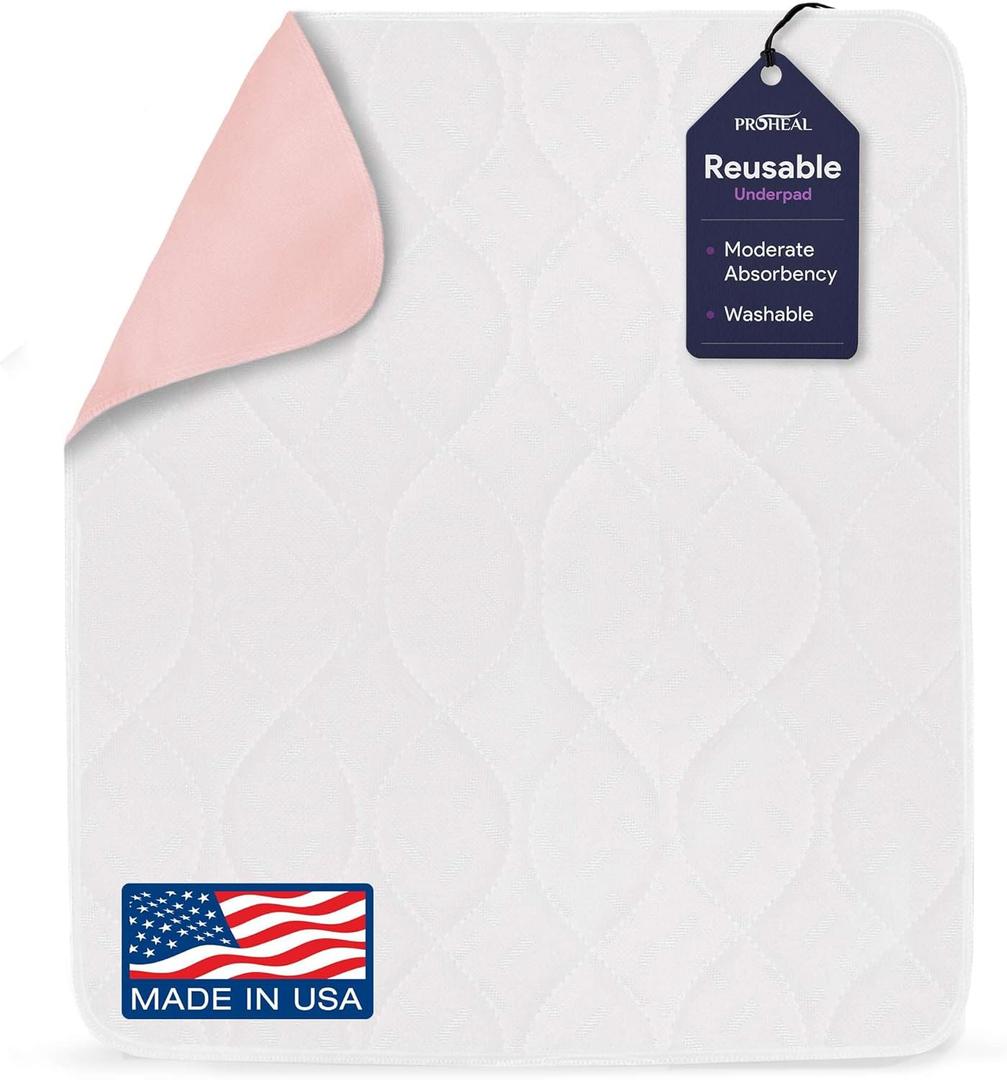 Incontinence Bed Pads Washable - Reusable Waterproof Bed Pads - Soft and Leak Proof Chucks - Moderate Absorbent Pee Pads for Adults - Withstands Extensive Washing - 30" x 36" - 1 Pack