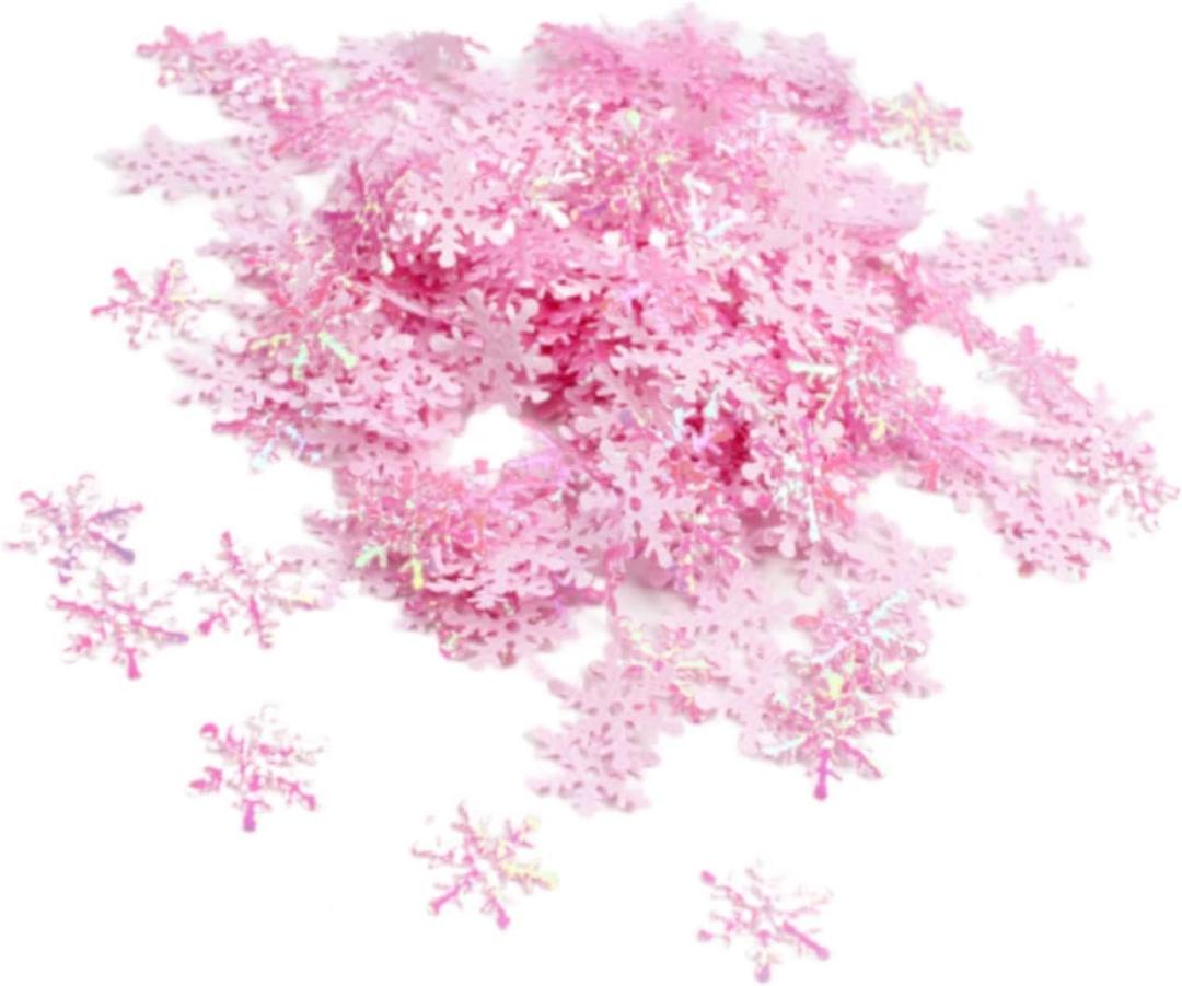 Snowflake Confetti, Table Decorations, Practical Christmas Decorations Christmas Ornaments for Party Office Wedding