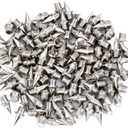 Hicarer 110 Piece 3/8 Inch Steel Track and Cross Country Spikes Replacement, Silvery