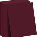 Gersoniel 100 Sheets Burgundy Cardstock Scrapbook Paper 8.5" x 11" 230gsm Cardstock Solid Core Printer Paper for DIY Projects, Scrapbook Supplies, Invitations, Business Cards, Office Home