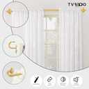 Gold Wrap Around Curtain Rods:5/8" Small Blackout Adjustable Window Curtain Rod for Bedroom Kitchen Apartment Renter Friendly,Room Darkening Curved Drapery Rods Easy Install,Brass Golden 66-120"