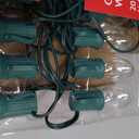 Holiday Home® Clear Incandescent Green Wire C9 Christmas Lights
