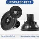 Nefish Mini Fridge Stand Height 7"-8.4" Adjustable Washer and Dryer Stand with 4 Strong Feet Heavy Duty Washing Machine Stand Base Laundry Pedestal Universal Platform for Home 16-24 Inch Appliance