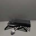 BAYKA Wall Mounted Floating Shelves, Wood Floating Wall Shelf for Books & Decor, Small Space-Saving Display & OrganizerBlackSet of 4