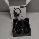 (2025 Upgraded) Wireless Headset with Mic for Work, Bluetooth Headset with Noise Canceling Microphone with Dongle, Charging Base & Mic Mute, Wireless Headphones for Work from Home/PC/Computer (Black)