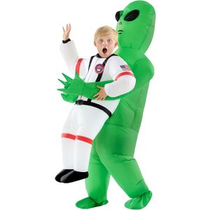 Morph Kids Astronaut Inflatable Alien Costume, Blow Up Alien Outfit, Boys Halloween Costume, Halloween Costumes for Kids
