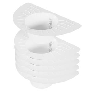 Urine Hats for Toilets, Specimen Collection Pan, Universal Toilet Hats to Catch Urine, 6 Pack 30oz/900cc Pee Urinal Sample Cup Containers for Women and Elderly