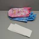 Keioy 16 Pcs Princess Party Favor Bags with Handles Reusable Non Woven Castle Candy Goodie Bags Treat Blue Pink Princess Gift Bag Ideal for Baby Shower Birthday Gender Reveal Party