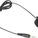 Saramonic 3.5mm Lavalier with 4.1’ (1.25m) Cable for Wireless Systems, Portable Recorders, Cameras, Blink 500 Systems and More (SR-M1), Black, Replacement Lavalier